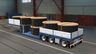 WELLS FLATBED TRAILER ETS2 1.48.5
