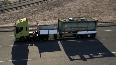 WELLS FLATBED TRAILER ETS2 1.48.5
