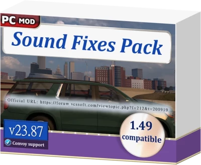 ATS Sound Fixes Pack (1.49 open beta only) v23.87