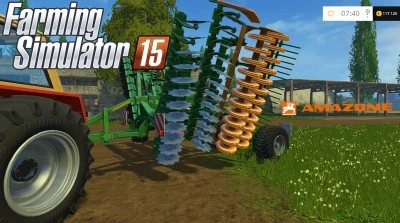 AMAZONE CATROS 6001 MIT FAHRGESTELL RED GREEN V1.0