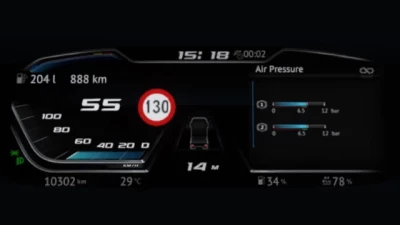 DAF XG-XG+-XD Improved Dashboard v1.2.6