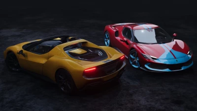 Ferrari 296 (GTB and GTS) v1.0 0.30.x