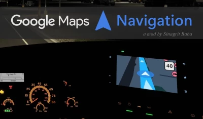 Google Maps Navigation Night Version v2.7