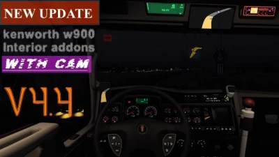 Kenworth W900 Interior Addons (with cam) v4.4 1.48.5
