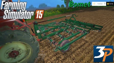 KULTYWATOR BOMET 2.5M NOWY ZIELONY V1.0