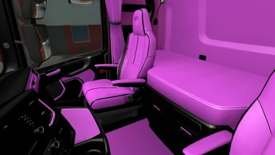 Pink Interior for Scania S & R 2016 1.48
