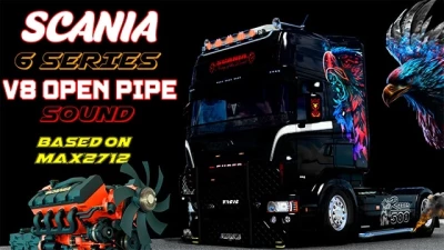 Scania 6-series Open Pipe by Rudi v1.2 1.48.5