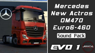 2021 MB Actros 5 460 OM470 Sound Pack v1.0 1.49