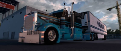 389 Pinga Truck Skin Blue & Black 1.49