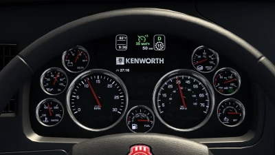 Kenworth W990 Improved Dashboard v1.1 1.49