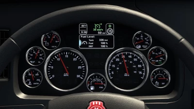 Kenworth W990 Improved Dashboard v1.1 1.49