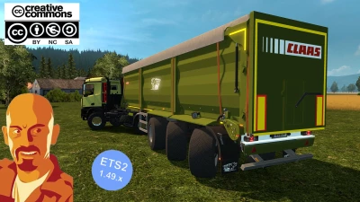 KRAMPE SB3060 AGRAR TRAILER ETS2 1.49.x