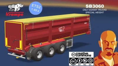 KRAMPE SB3060 AGRAR TRAILER ETS2 1.49.x