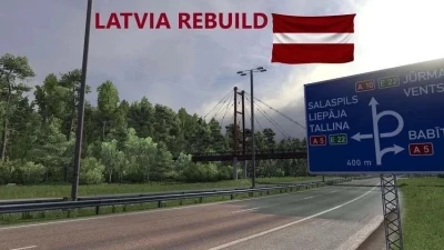 Latvia Rebuild - Add on ProMods 2.68 v1.30 1.49