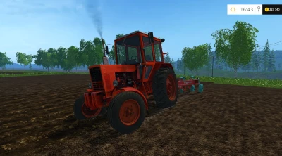 MTZ 80 2WD CABINE RED OLD V1.5