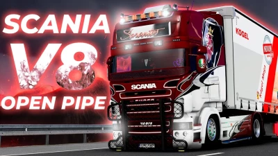 Scania 6-series Open Pipe by Rudi v1.3 1.49