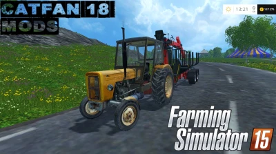 URSUS C 360 3P 2WD STARY TUR RDŻA KABINA V1.0