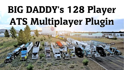 ATS 128 player MULTIPLAYER Convoy  v3.6