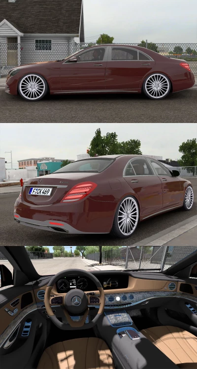 [ATS] Mercedes-Benz W222 S-Class S-400d v4.4 1.46