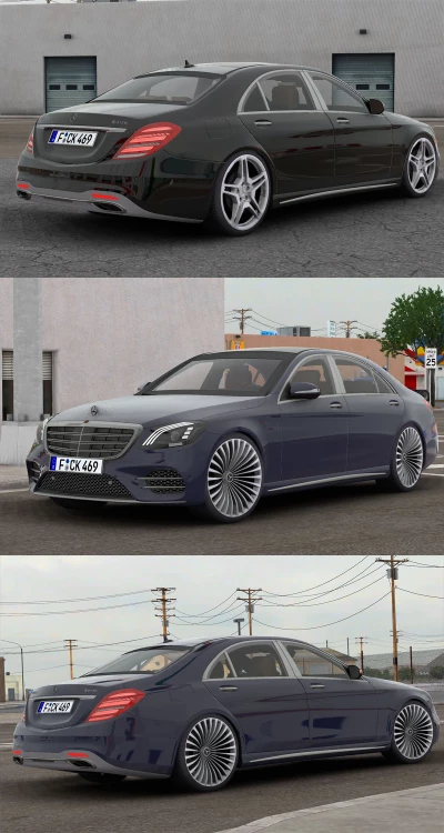 [ATS] Mercedes-Benz W222 S-Class S-400d v4.4 1.46