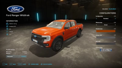 Ford Ranger Wildtrak 2023 v1.0.0.0