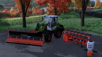 Front loader snow plow Bema 1100 v1.0.0.0