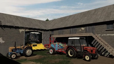 FS19 Barn With Black Brick Cowshed v1.0.0.0