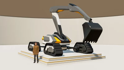 Patreon Exclusive Mod: Concept Excavator For FS22 v1.0
