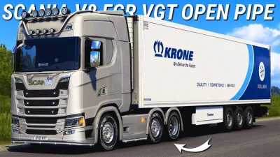 Scania V8 EGR VGT Openpipe Sound v1.46