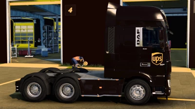 SKIN DAF XF EURO 6 UPS BY RODONITCHO MODS 1.0 1.40 1.46