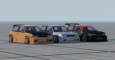 Type-F Widebodykit for Ibishu Covet v1.1