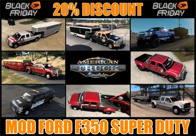 FORD F350 SUPER DUTY AND PJ TRAILER 1.45 - 1.46