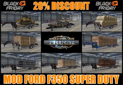 FORD F350 SUPER DUTY AND PJ TRAILER 1.45 - 1.46