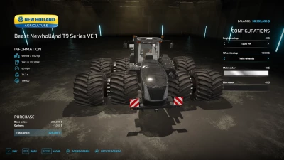 FS22 Beast New Holland T9 Series VE v1.0