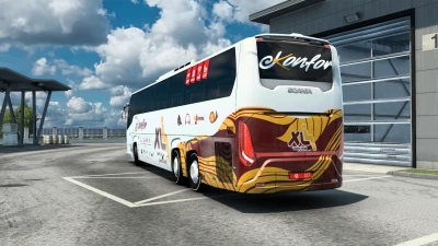 Scania Touring HD Konfor Seyahat Skin 1.46/1.47