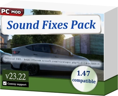 ETS2 Sound Fixes Pack v23.22 for 1.47 open beta