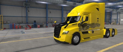 Yellow Cascadia 72 RR cab 1.47
