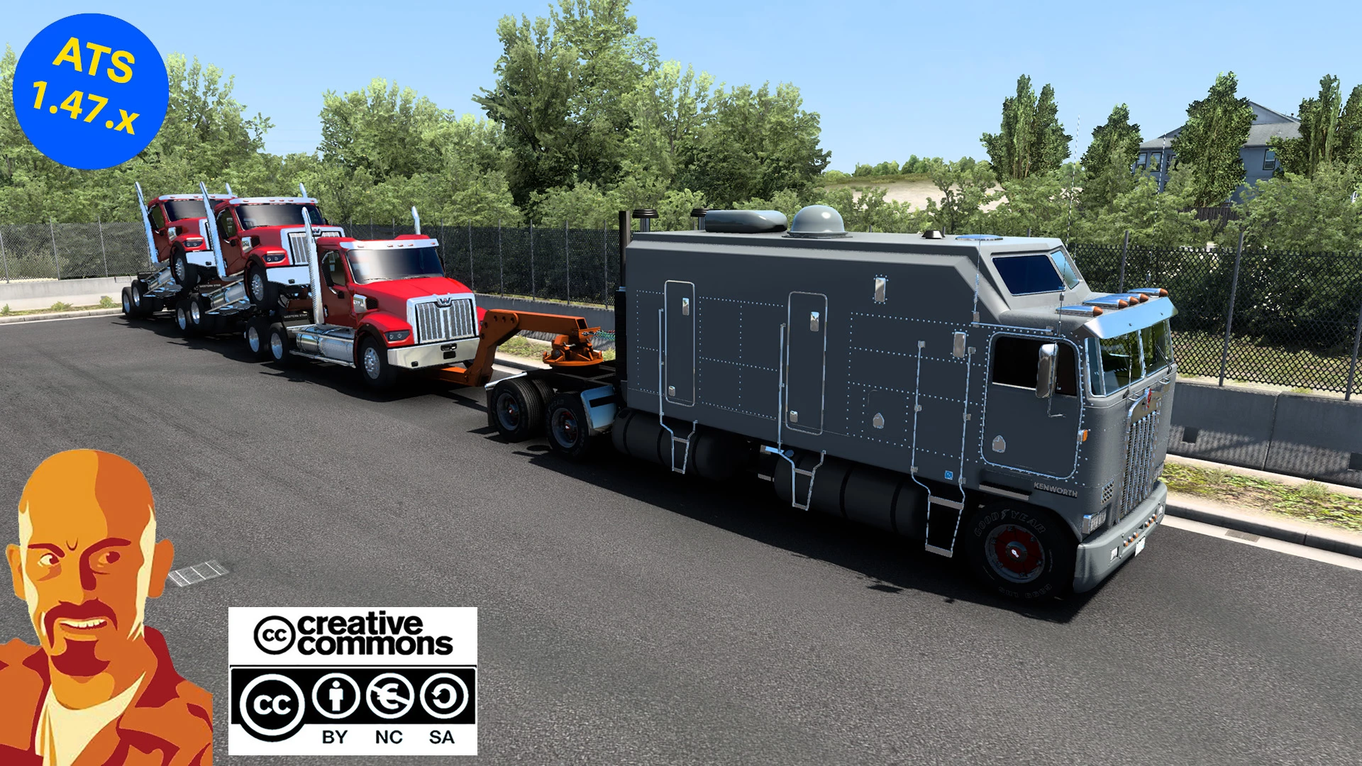 KENWORTH K100 ATS 1.47.x Modhub.us
