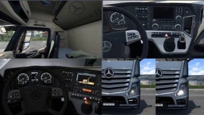 Actros Plus MP4 Cabin Overhaul v1.1.8 1.47