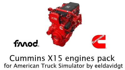 Cummins X15 Engines Pack by eelDavidGT v1.0
