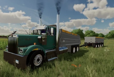 Kenworth w900 dump with puptrailer v1.0.0.0