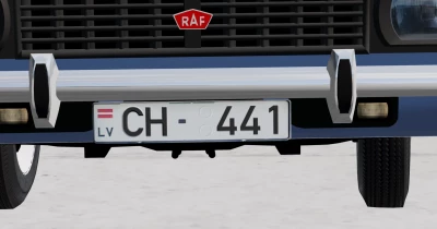 Latvian license plates mod v1.2