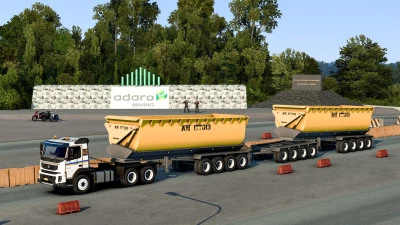 Long Vessel trailer Mod For ETS2 1.35 To 1.47
