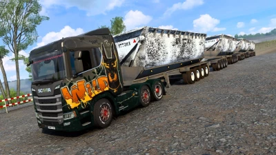 Long Vessel trailer Mod For ETS2 1.35 To 1.47