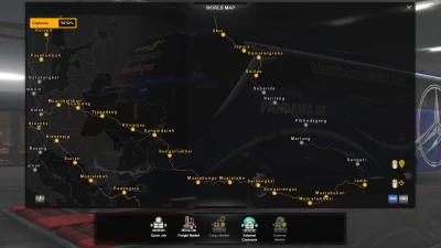 New Addon Extreme Road Map with Map Sitinjau Lauik v10 - ETS2 1.41 to 1.47