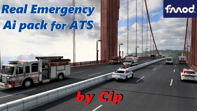 Real Emergency Ai Pack v1.7 for ATS 1.47 by Cip