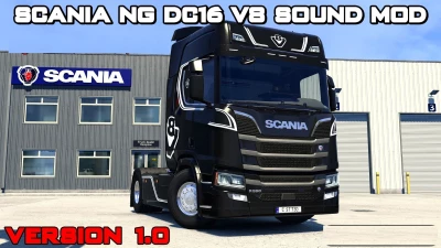 SCANIA NextGen DC16 V8 Sound Mod v1.0 1.46 - 1.47