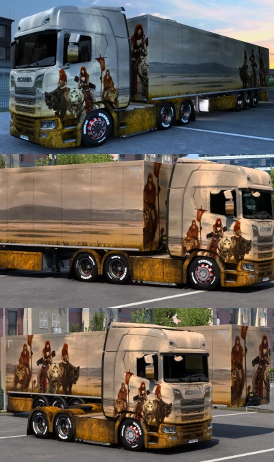 SCANIA RIDING TIGER SKIN 1.47