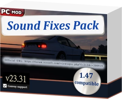 ETS2 Sound Fixes Pack v23.31
