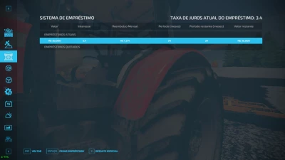 Tradução Para mod de Emprestimos Aprimorado v1.0.0.0